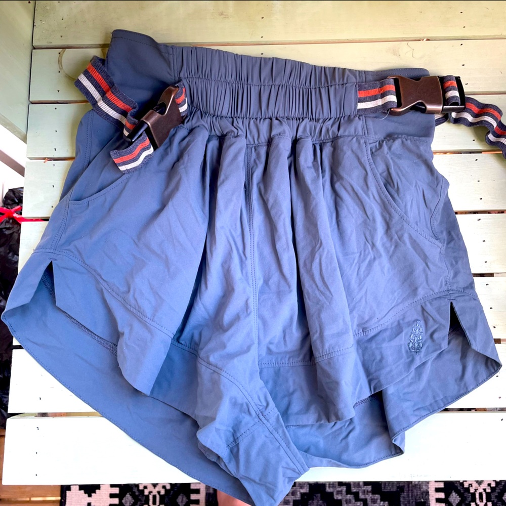 COPY - Nylon Spandex free people movement shorts running workout cute